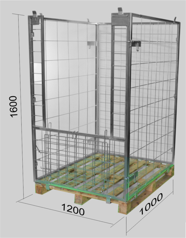 Rack aramado para pallet de madeira - Image 2